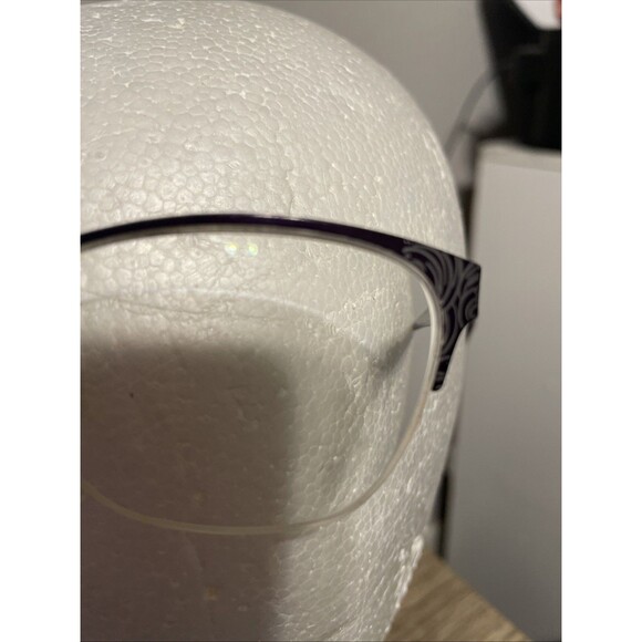 COTE D'AZUR - CDA-235 C1 51/17/135 - Purple Swirl- Eyeglasses - Picture 3 of 9